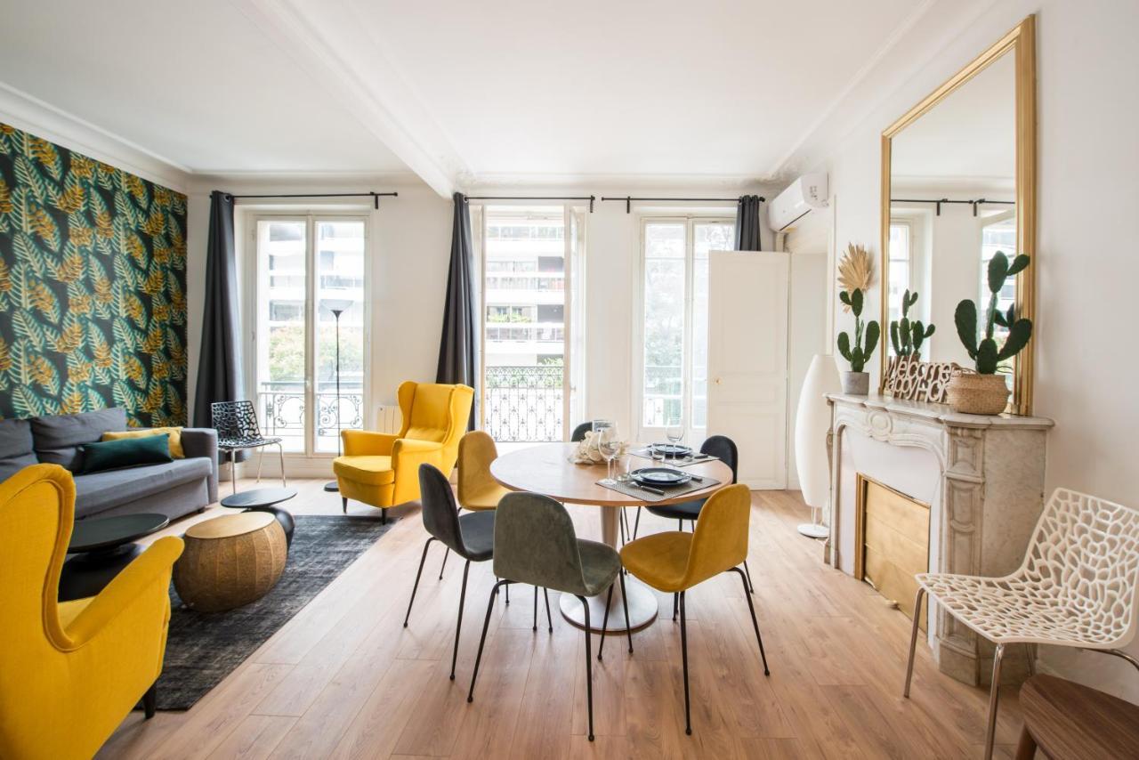 2 BR Appartement Near Tour Eiffel&Trocadéro Parigi Esterno foto